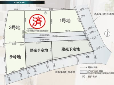 沼津市中沢田第3　6区画分譲地