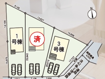 沼津市西椎路第7　新築戸建全3棟
