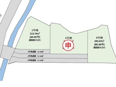 沼津市大岡2925-2　3区画分譲地