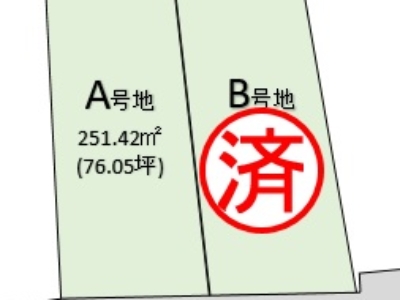 裾野市公文名　2区画分譲地