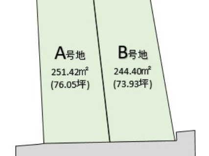 裾野市公文名　2区画分譲地