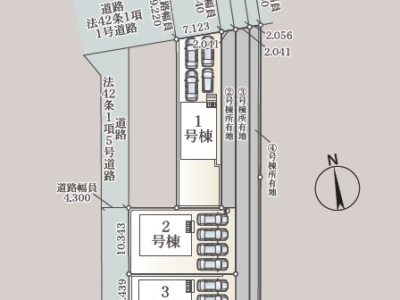函南町柏谷第2　新築戸建全4棟